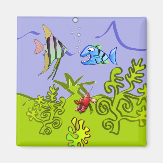 Silly Fish Stateroom Door Marker Magnet (Front)