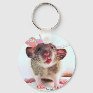 Silly Flutterby Rat Key Ring