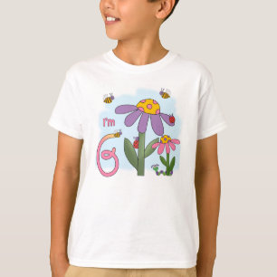 Silly Garden 6th Birthday T-Shirt