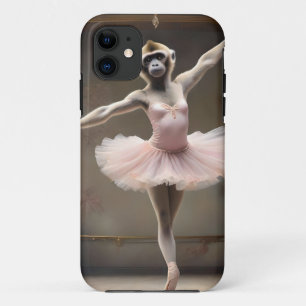 Silly Gibbon Ballerina Doing A Pirouette, iPhone 11 Case