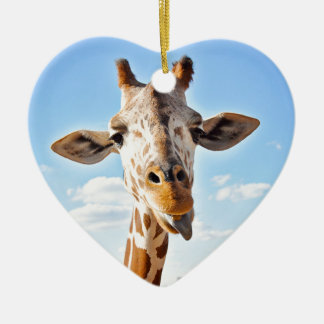 Silly Giraffe Ceramic Tree Decoration