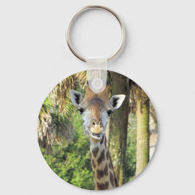Silly Giraffe -  Key Chain (Front)