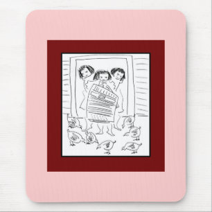 Silly Girls Mouse Mat