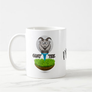 Silly Goat Golf Tee Coffee Mug