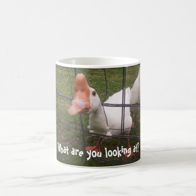Silly Goose 11oz Coffee Mug, Funny Animals Coffee Mug (Center)