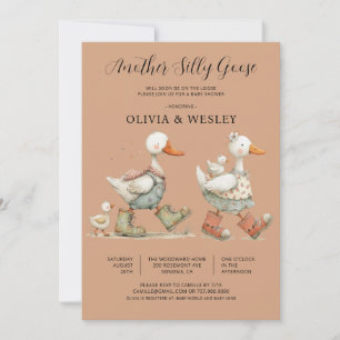 Silly Goose 2nd Baby Baby Shower Invitation