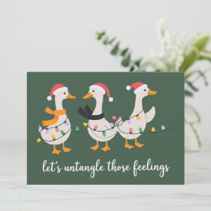 Silly Goose ABA Xmas RBT BCBA Behavior Therapist Holiday Card