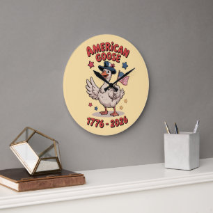 Silly Goose America 250 Vintage 2026 Large Clock