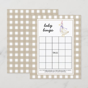 Silly goose - Baby shower bingo game