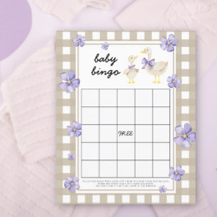 Silly goose - Baby shower bingo game