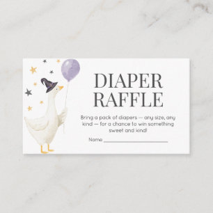 Silly Goose Baby Shower Enclosure Card