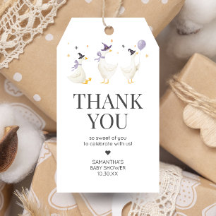 Silly Goose Baby Shower Favor Tags