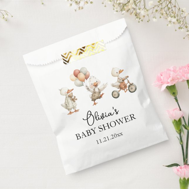 Silly Goose Baby shower Favour Bags (Sealed)