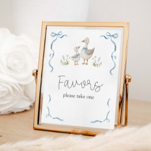 Silly Goose Baby Shower Favours Poster