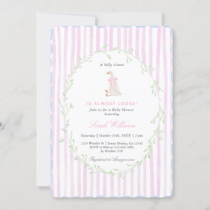 Silly Goose Baby Shower Girl Invitation