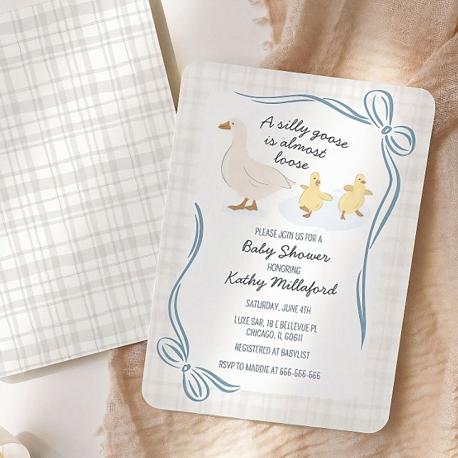 Silly Goose Baby Shower Invitation (Creator Uploaded)