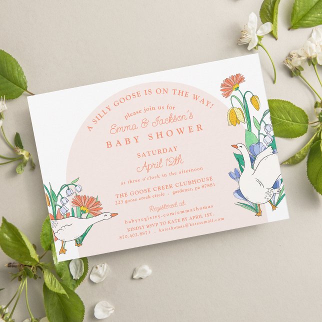 Silly Goose Baby Shower Invitation (Creator Uploaded)
