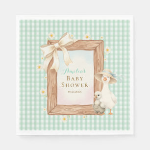 Silly Goose Baby Shower Paper Napkins