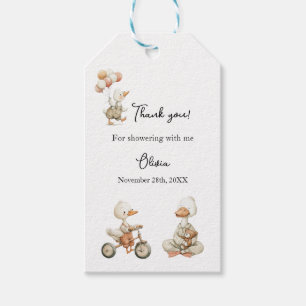 Silly Goose Baby Shower thank you favour  Gift Tags