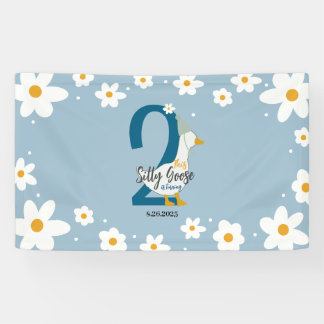 Silly Goose Birthday Banner