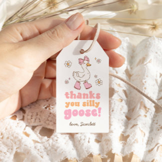 Silly Goose Birthday Favor Tags