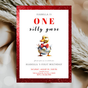 Silly Goose Birthday Invitation