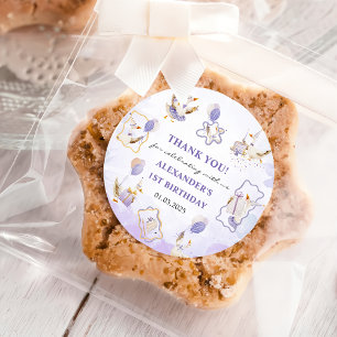 Silly Goose Birthday Party  Classic Round Sticker