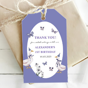 Silly Goose Birthday Party Water Bottle Label