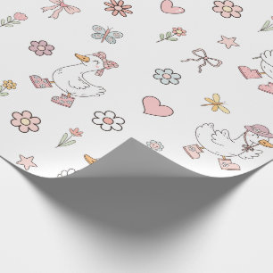 Silly Goose Birthday Wrapping Paper
