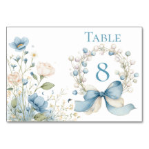 Silly Goose Blue Ribbon Table Card