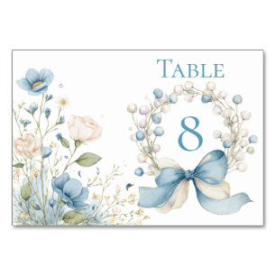 Silly Goose Blue Ribbon Table Card