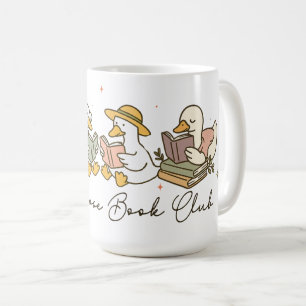Silly Goose Book Club Reading Coffee Mug