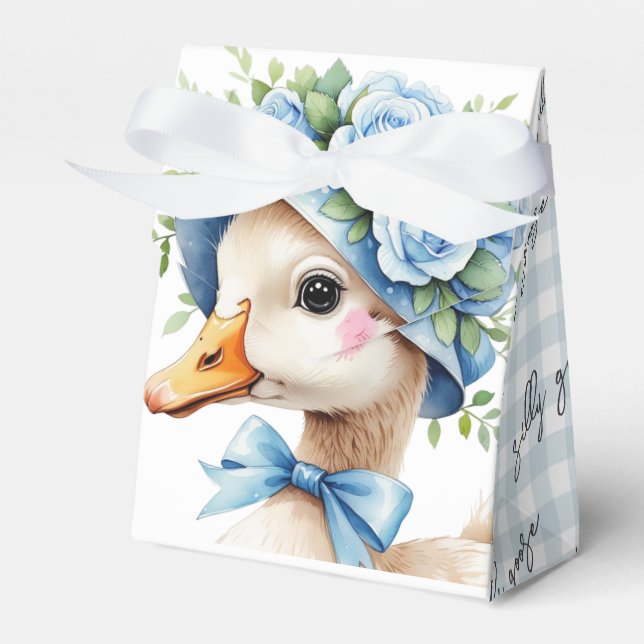  Silly Goose Boy Birthday baby shower Favour Box (Front Side)