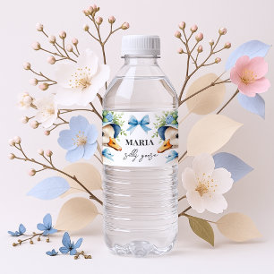  Silly Goose Boy Birthday baby shower Water Bottle Label