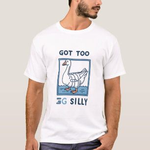 Silly Goose Club – Hilarious Black Goose Artwork T-Shirt