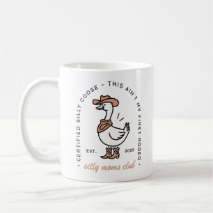 Silly goose cowgirl mum club funny country animal coffee mug