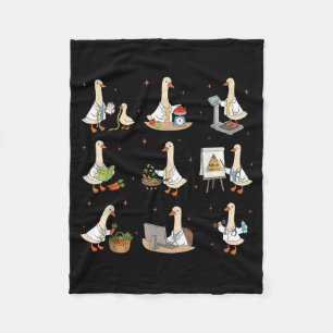Silly Goose Dietician Nutrition Coach Nutritionist Fleece Blanket