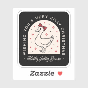 Silly goose funny farm animal Christmas