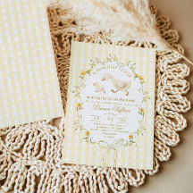 Silly Goose Gender neutral Yellow Baby Shower