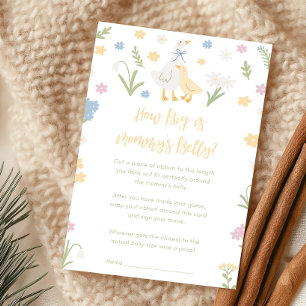 Silly Goose Gingham Baby Shower How Big is Game