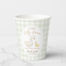 Silly Goose Gingham Duck baby shower