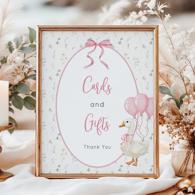 Silly Goose Girl Birthday Cards and Gifts Poster (Creator Uploaded)