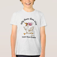 Silly Goose Gone Wild Kids T-Shirt – Funny Cartoon