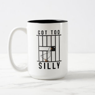 Silly Goose in Jail - Got too silly Ceramic Mug