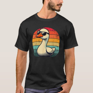 Silly Goose in Sunglasses Pun Meme Pool Funny Goos T-Shirt