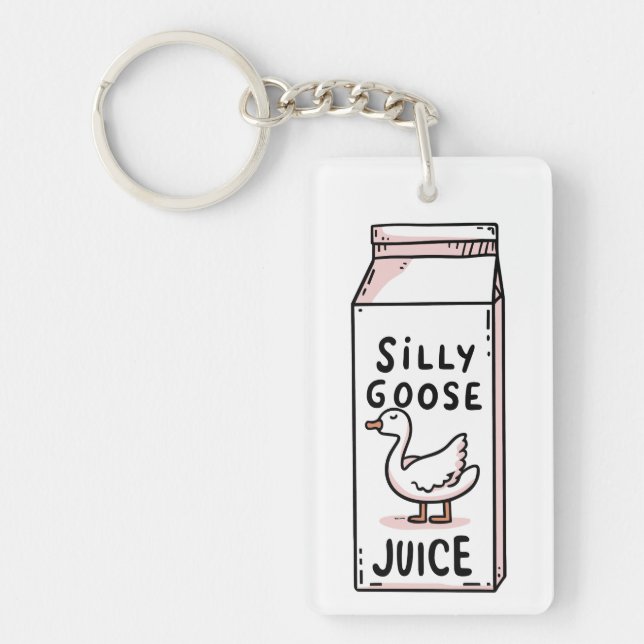 Silly goose juice key ring (Front)