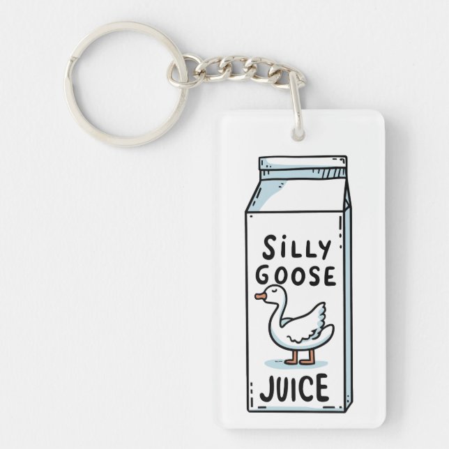 Silly goose juice key ring (Front)