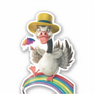 silly goose on the loose drawing, Silly goose