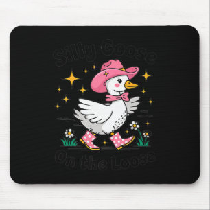 Silly Goose On The Loose - Goose - Funny Gosling P Mouse Mat
