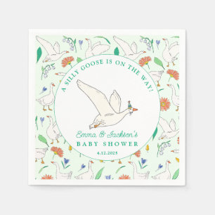 Silly Goose Party Baby Shower Napkin